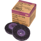 【送料無料】3M(スリーエム) BEBERU PUR スコッチ・ブライトTMベベルパープル<br> #120相当 90mm×13mm 5個入
