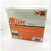 AKテープ粘着付 25mm×5m(白)A面 オス 1巻 アラコー