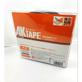 AKテープ粘着付 25mm×5m(黒)B面 メス 1巻 アラコー