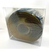 AKテープ粘着付 50mm×5m(黒)A面 オス 1巻 アラコー