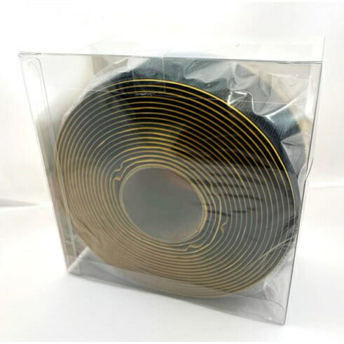 AKテープ粘着付 50mm×5m(黒)A面 オス 1巻 アラコー