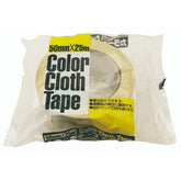 キラックス カラー布テープ 50mmx25M 白