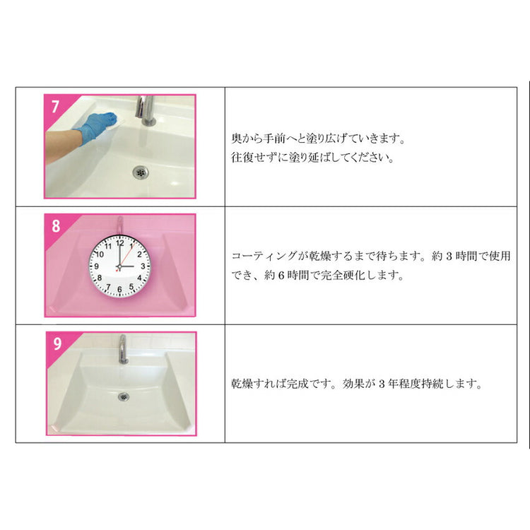 和気産業(WAKI) 3年美キープ<br> 洗面用コーティング剤 CTG001 10ml