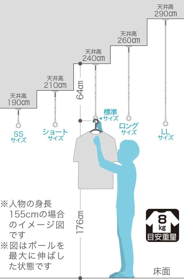 川口技研 室内用ホスクリーンスポット型 SPC-W(標準サイズ)