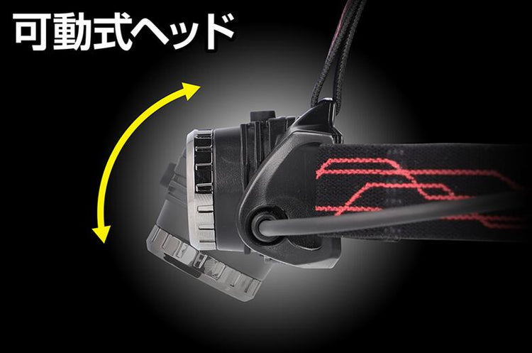 GENTOS Gシリーズ タイプCコネクタヘッドライト充電式 GH-118RG