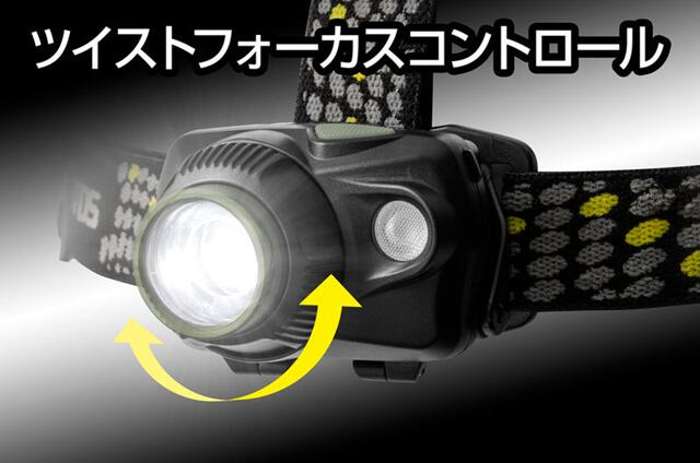 GENTOS ダブルスター サブredヘッドライトローエンド WS-743HD