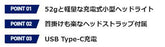 GENTOS CPシリーズ ストリングバンドヘッドライト充電式 CP-03R