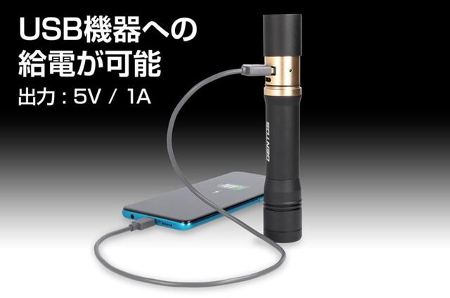 GENTOS レクシード ハンディトーチ充電式 給電機能付 RX-486PB