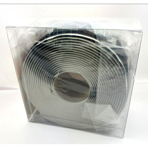 AKテープ粘着付　50mm×5m(黒)B面　メス　1巻　アラコー