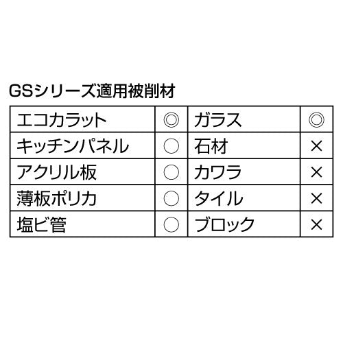 ダイヤテック　エコカラット切断用ダイヤモンドカッター　GS-105