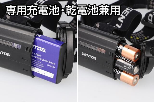 GENTOS　ヘッドベイダー ヘッドライトハイブリッド　HV-133H