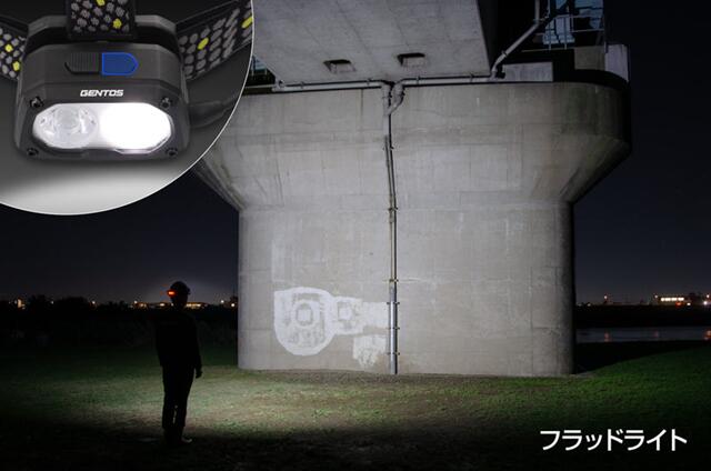 GENTOS　T-REX 2000LMヘッドライト充電式　TX-D434R