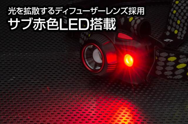 GENTOS　ﾀﾞﾌﾞﾙｽﾀｰ ｻﾌﾞredﾍｯﾄﾞﾗｲﾄﾛｰｴﾝﾄﾞ　WS-743HD