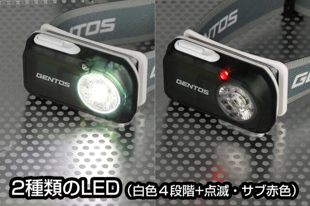 GENTOS　ｽﾀｰｹﾞｲｻﾞｰ 超薄型ﾍｯﾄﾞﾗｲﾄ充電式　STG-01R