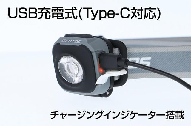 GENTOS　CPｼﾘｰｽﾞ ｱｳﾄﾄﾞｱﾍｯﾄﾞﾗｲﾄ充電式 ｳｨﾝﾀｰｸﾞﾚｰ　CP-360RWG